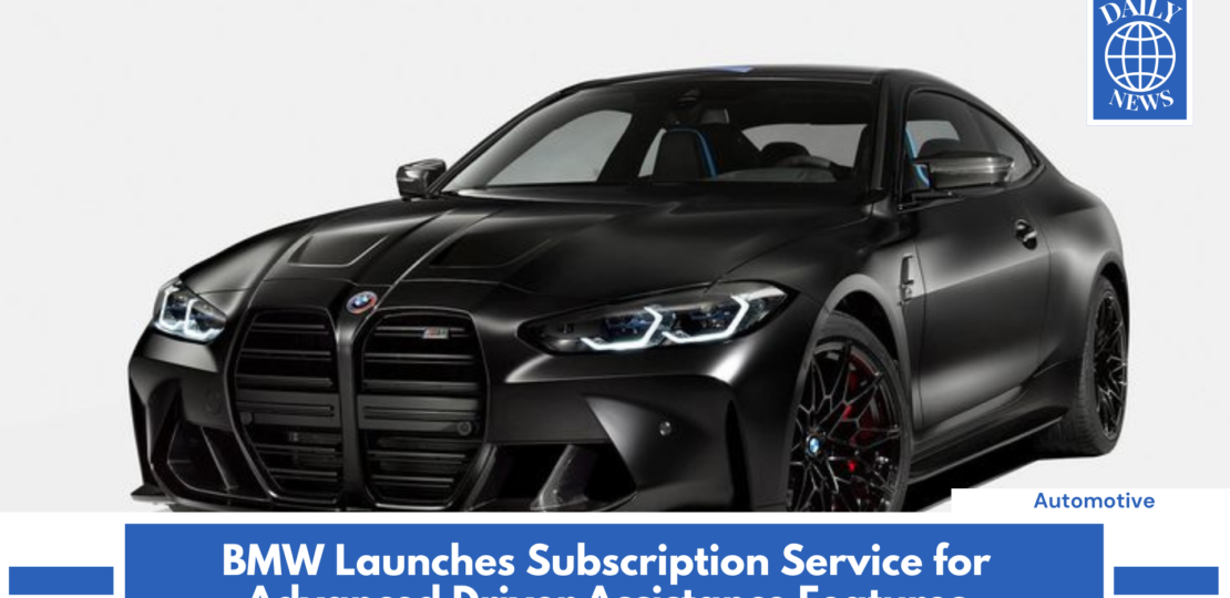 BMW Launches Subscription Service for Advanced Driver Assistance Features