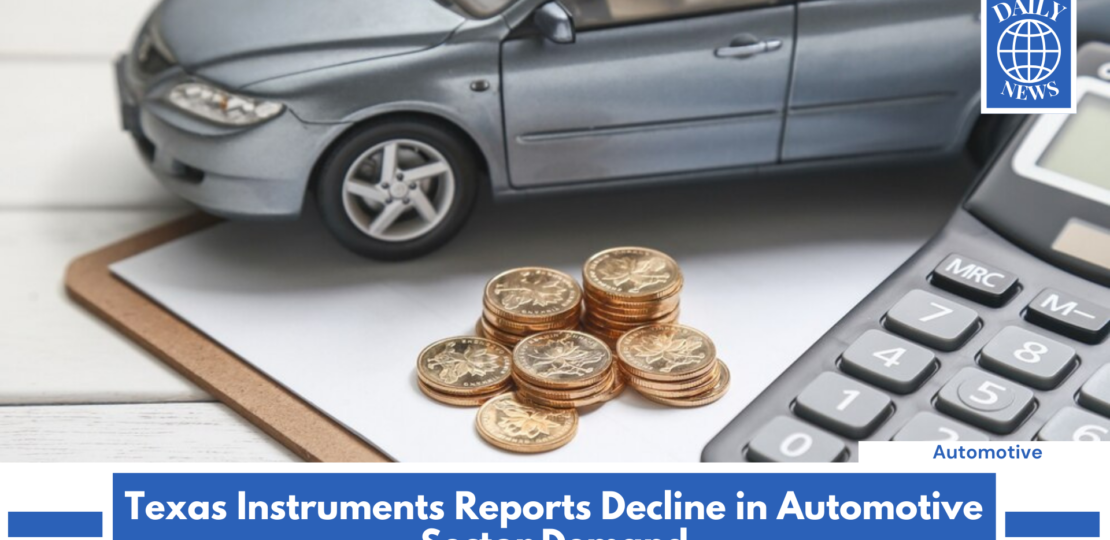 Texas Instruments Reports Decline in Automotive Sector Demand